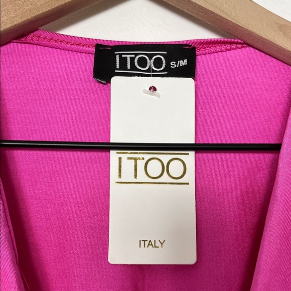 Fuchsia Long Sleeve Bodysuit - Picture 3 of 7